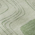 8' X 10' Mint Green And Ivory Geometric Washable Area Rug With UV Protection