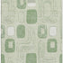 8' X 10' Mint Green And Ivory Geometric Washable Area Rug With UV Protection