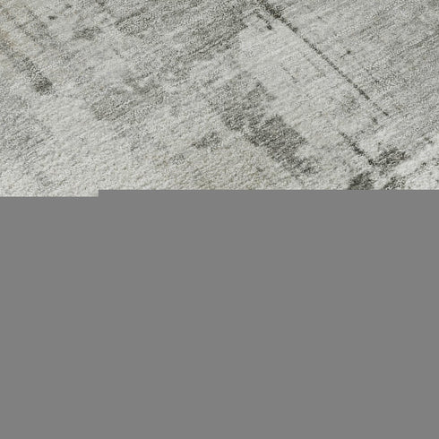 8' X 10' Ivory Gray And Beige Abstract Washable Area Rug With UV Protection