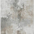 8' X 10' Ivory Gray And Beige Abstract Washable Area Rug With UV Protection