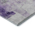 5' X 8' Lavender Silver And Gray Abstract Washable Area Rug With UV Protection
