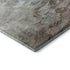 9' X 12' Denim Blue Ivory And Taupe Abstract Washable Area Rug With UV Protection