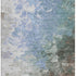 9' X 12' Denim Blue Ivory And Taupe Abstract Washable Area Rug With UV Protection