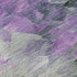 8' X 10' Purple Green And Ivory Abstract Washable Area Rug With UV Protection