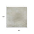 8' X 10' Beige And Ivory Abstract Washable Area Rug With UV Protection