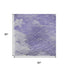 5' X 8' Lavender Ivory And Mint Green Abstract Washable Area Rug With UV Protection