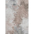 5' X 8' Coffee Ivory And Gray Abstract Washable Area Rug With UV Protection