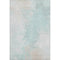 8' X 10' Pale Aqua Gray And Ivory Abstract Washable Area Rug With UV Protection