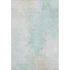 8' X 10' Pale Aqua Gray And Ivory Abstract Washable Area Rug With UV Protection