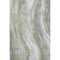 5' X 8' Olive Green Lavender And Ivory Abstract Washable Area Rug With UV Protection