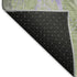 8' Olive Green Lavender And Ivory Abstract Washable Round Rug With UV Protection