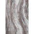8' X 10' Taupe Blue And Ivory Abstract Washable Area Rug With UV Protection