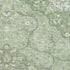 8' X 10' Artichoke Green And Ivory Medallion Washable Area Rug With UV Protection