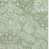 8' X 10' Artichoke Green And Ivory Medallion Washable Area Rug With UV Protection
