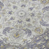 5' X 8' Lavender Ivory And Gold Medallion Washable Area Rug With UV Protection