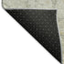 8' Taupe Gray And Ivory Medallion Washable Round Rug With UV Protection