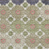 8' X 10' Artichoke Green Purple And Beige Geometric Washable Area Rug With UV Protection
