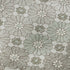 8' Taupe Beige And Teal Geometric Washable Round Rug With UV Protection