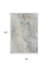 8' X 10' Beige Gray And Ivory Abstract Washable Area Rug With UV Protection