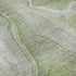 8' X 10' Artichoke Green Gray And Silver Abstract Washable Area Rug With UV Protection