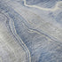5' X 8' Denim Blue Gray And Ivory Abstract Washable Area Rug With UV Protection