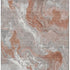 8' X 10' Salmon Gray And Ivory Abstract Washable Area Rug With UV Protection