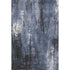 5' X 8' Blue Charcoal And Ivory Abstract Washable Area Rug With UV Protection