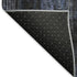 5' X 8' Blue Charcoal And Ivory Abstract Washable Area Rug With UV Protection