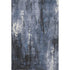 8' X 10' Blue Charcoal And Ivory Abstract Washable Area Rug With UV Protection
