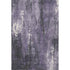 5' X 8' Purple Charcoal And Ivory Abstract Washable Area Rug With UV Protection