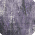 8' Purple Charcoal And Ivory Abstract Washable Round Rug With UV Protection
