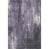 8' X 10' Purple Charcoal And Ivory Abstract Washable Area Rug With UV Protection