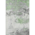 8' X 10' Artichoke Green Gray And Ivory Abstract Washable Area Rug With UV Protection