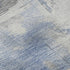 8' X 10' Denim Blue Gray And Ivory Abstract Washable Area Rug With UV Protection