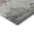 5' X 8' Ivory Gray And Beige Abstract Washable Area Rug With UV Protection
