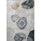 5' X 8' Gray Charcoal And Beige Geometric Washable Area Rug With UV Protection