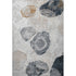 5' X 8' Gray Charcoal And Beige Geometric Washable Area Rug With UV Protection
