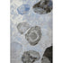 5' X 8' Sky Blue Charcoal And Ivory Geometric Washable Area Rug With UV Protection