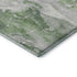 8' X 10' Green Gray And Ivory Abstract Washable Area Rug With UV Protection