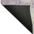 5' X 8' Lavender And Ivory Abstract Washable Area Rug With UV Protection