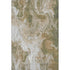 9' X 12' Coffee Copper And Silver Abstract Washable Area Rug With UV Protection
