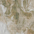 9' X 12' Coffee Copper And Silver Abstract Washable Area Rug With UV Protection