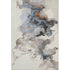 8' X 10' Beige Blue And Copper Abstract Washable Area Rug With UV Protection