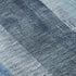 5' X 8' Blue And Gray Striped Washable Area Rug With UV Protection