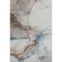 5' X 8' Beige Blue And Gray Abstract Washable Area Rug With UV Protection