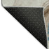 8' X 10' Beige Blue And Gray Abstract Washable Area Rug With UV Protection