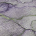 5' X 8' Purple Green And Ivory Abstract Washable Area Rug With UV Protection