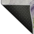 9' X 12' Purple Green And Ivory Abstract Washable Area Rug With UV Protection
