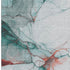 9' X 12' Teal Terra Cotta And Ivory Abstract Washable Area Rug With UV Protection
