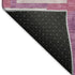 8' X 10' Blush Mauve And Ivory Abstract Geometric Washable Area Rug With UV Protection